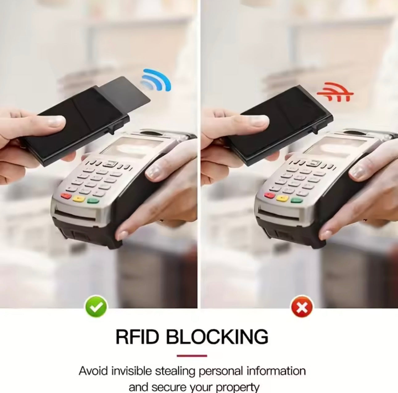 MagLock Pro – Aluminum Magnetic Card Wallet for iPhone